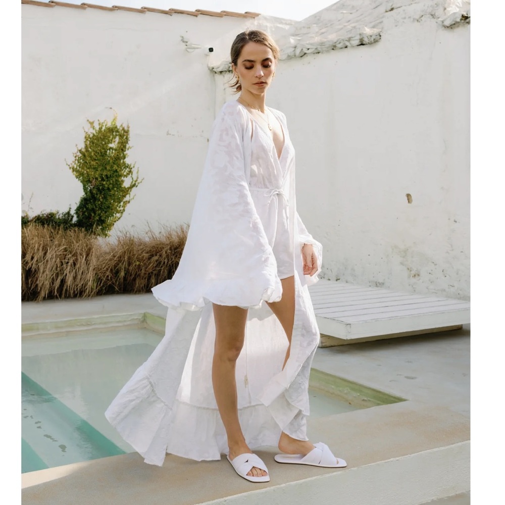 Meeka Isabella Frill Robe and Romper